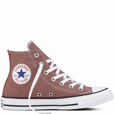 Converse Chuck Taylor All Star Classic High Tops Womens - Red Shoes (409CJKDQ)